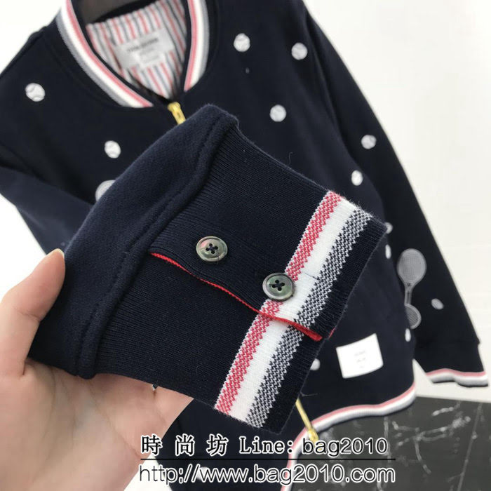 THOM BROWNE湯姆布朗 18ss秋冬新款 網球刺繡主題 開衫外套 男女同款 ydi1211